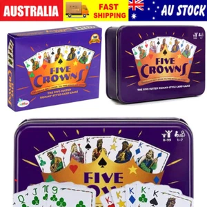 AU Five Crowns Card Game 5 Suites Classic Original Family Party Rummy Style Play - Picture 1 of 11