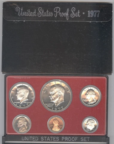 1977 United States Mint Proof Set! Cover