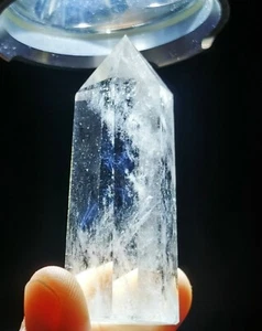Lemurian "Blue Angel Feathers" Quartz Natural Point Crystal Rough Healing - Picture 1 of 8