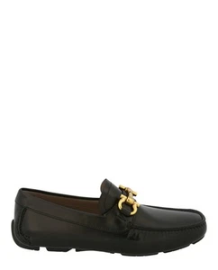 Ferragamo Mens Parigi Gancini Leather Drivers - Picture 1 of 5