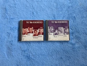 THE 50's REMEMBERED: Pop Vocalists Era 2 CD Lot Male Female Compilation  - Picture 1 of 4