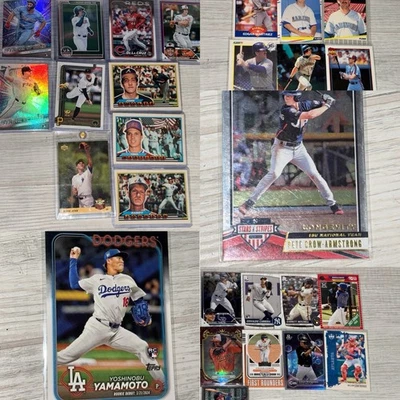 Huge MLB Baseball Card Lot (82) Rookies & Prospects W/ HOF’s-All Stars-Jeter RC - Image 1 of 4