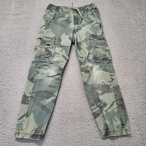 Wrangler Joggers Youth 12 Regular Camo 26x24” Camouflage Drawstring Cargo Baggy - Picture 1 of 11