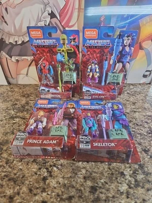 Mega Construx MOTU 骷髅专业制造商 批量 Adam Evil-lyn Stratos 全新  — 第 1/2 张图片