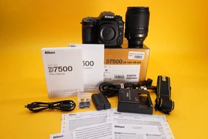 Nikon D D7500 digitale 20,9-MP-Spiegelreflexkamera – schwarz (Set mit Objektiv 18–140 mm VR) - Bild 1 von 19