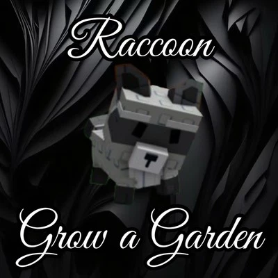 GROW A GARDEN Raccoon Divine Pet - Coltiva un animale da giardino - economico e veloce