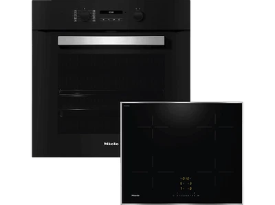 Miele 2465 BP OBSW ACTIVE + KM 7361 FR Backofenset + Induktionskochfeld A+, 76 l - Bild 1 von 4