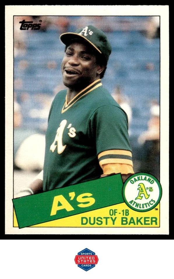 1985 Topps Traded #4T Dusty Baker - Image 1 of 2