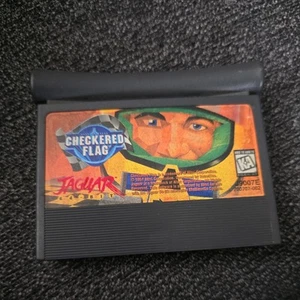 Checkered Flag Atari Jaguar loose cart. - Picture 1 of 4
