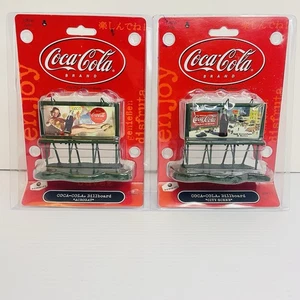 HO Athearn Coca-Cola Billboards Series 1 8250 City Scene 8253 Acrobat Lot of 2 - Picture 1 of 7