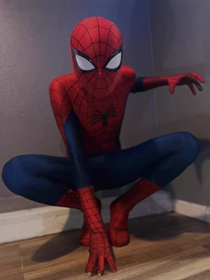Ultimate Spider-Man Jumpsuit Cosplay Costume Halloween Spiderman Bodysuit Cos - Image 1 of 4