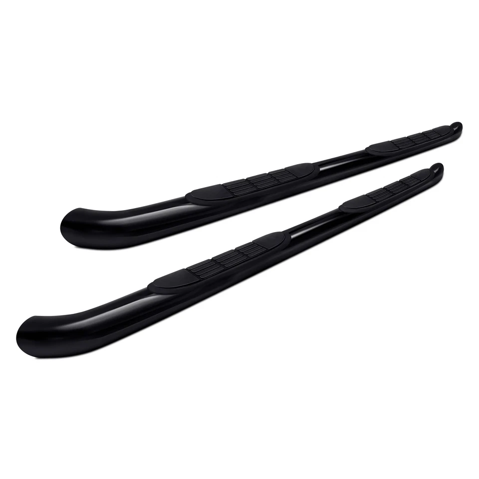 For Nissan Frontier 05-24 SteelCraft 240910 3" Cab Length Black Round Side Bars - Image 1 of 3