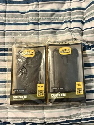 2 New OtterBox Defender Case W/Belt Holster for HTC One Max Black 77-36849 Lot - Image 1 of 4