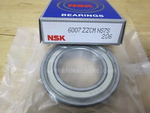 6007ZZ NSK Deep Groove Ball Bearing 35x62x14mm - Picture 1 of 1