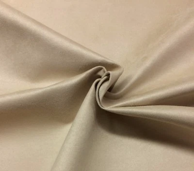 BALLARD DESIGNS MICROFIBER NATURAL SUEDE UPHOLSTERY FABRIC BY YARD 56" W - Image 1 of 3