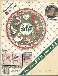 APPLE BITS CUT & PASTE NO. 59212 CHRISTMAS CUT-OUTS FROM PLAID KIT ORNAMENTS NEW - Picture 1 of 2