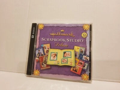Hallmark (2-Disc PC, 2005) Scrapbook Studio Deluxe Version 3.0 Software - SEALED - Image 1 of 2