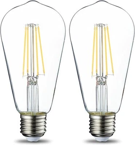 Retro LED  Vintage Amber Light Bulb Antique Retro Amber Edison Filament Bulbs - Picture 1 of 4