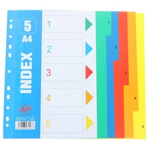 Juego de divisores de cuadernos para el hogar divisores de pestañas de oficina pestañas de carpeta convenientes - Imagen 1 de 12