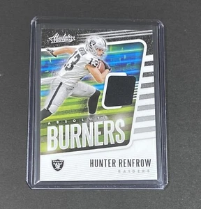 2020 Panini Absolute Hunter Renfrow BURNERS JERSEY RELIC Las Vegas Raiders #13 - Picture 1 of 2
