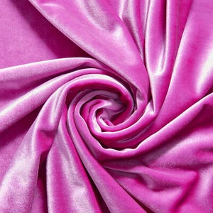 Stretch Velvet Polyester Spandex Heavyweight 60/61 Inch Fabric By The Yard - Picture 1 of 99