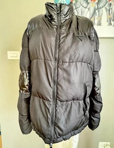 Guess Jacket Womens XL Black Goose Down Puffer Softshell Full Zip Long Sleeve - Picture 1 of 4