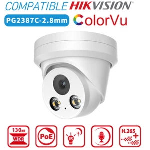 4K 8MP PoE Security IP Camera Audio Record AI Detection Outdoor Color Night MIC - Picture 1 of 22