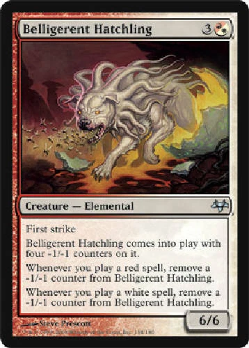BELLIGERENT HATCHLING X4 4 4X Eventide MTG Magic the Gathering Cards DJMagic - Image 1 of 1