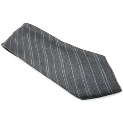 Armani Италии дизайнерский в полоску синий и серый галстук, 3 3/4 «x 60» длиной - Изображение 1 из 3