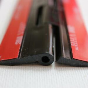 4x Black Acrylic Hinges - No glue required. Black Plastic 150mm