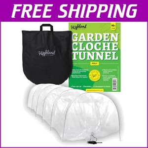 All-in-One Hoop House Greenhouse Kit with Drawstring Access - 10ft Length - Picture 1 of 9