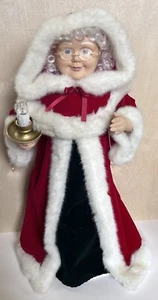 LESEN Holiday Time Motion-ettes Mrs Santa Claus beleuchtete animierte Bewegungsfigur 24 Zoll - Bild 1 von 9