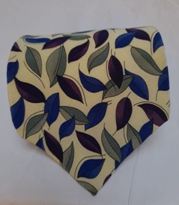 J Garcia 100% Silk Tie Butterfly Study Collection 14 Made In USA - Picture 1 of 4