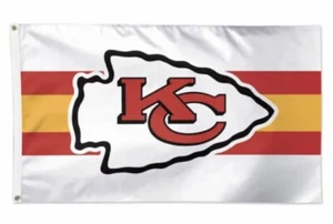 KC CHIEFS-Bandera/Bandera de lujo al aire libre 3’x5’-NFL-fútbol-Super Bowl - Imagen 1 de 2