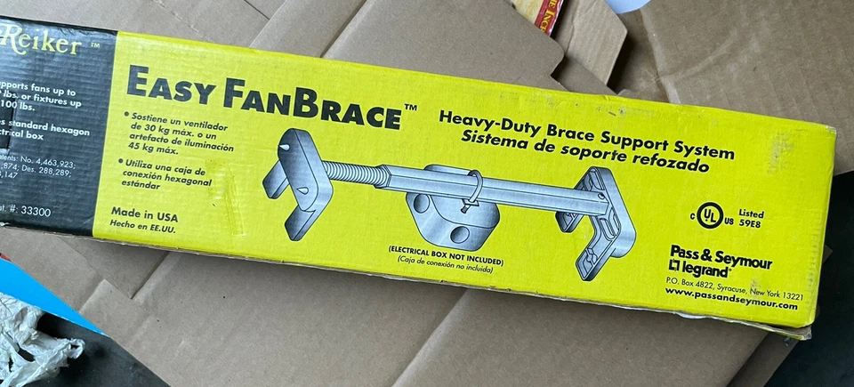 Legrand Reiker Easy Plus Fan Brace Support System Cat. # 33310 Foto 1 de 4