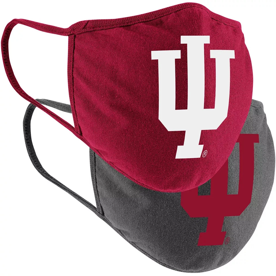 Adult Indiana Hoosiers 2-Pack Face Masks () - Image 1 of 1