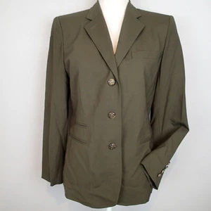 RALPH LAUREN  wool blend  horse equestrian blazer olive jacket  - Picture 1 of 12