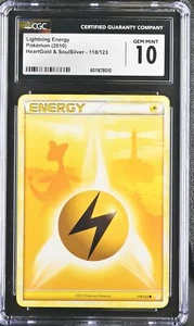 CGC 10 Lightning Energy 2010 HeartGold y SoulSilver 118/123 - Imagen 1 de 2