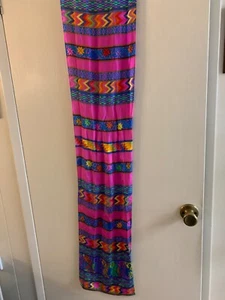 Liz Claiborne Geometic 10"x 58" Silk Oblong Scarf/Shawl/Wrap/NEED SURGERY $ - Picture 1 of 6