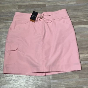 IZOD Women's Pink/Salmon X-tra Dry Golf Tennis Skort Sz 6 Side Slits Pleats - Picture 1 of 3