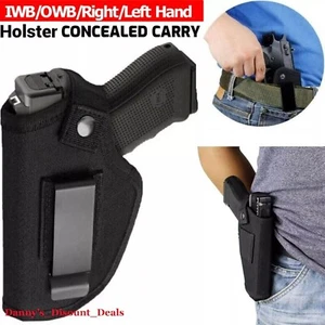 Gun Holster Tactical Concealed Carry Left/right Hand Pistol IWB OWB Universal - Picture 1 of 17