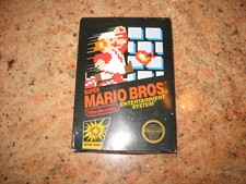 super mario bros nes original 1985 brand new in box, 5 screw with hangtag