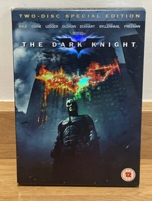 The Dark Knight DVD Batman Christian Bale 2 Disc Special Edition Morgan Freeman - Image 1 of 3