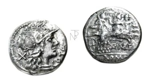 Ancient Rome Republic (M.A. COTTA) Denario Ercole-Centauri - Picture 1 of 6
