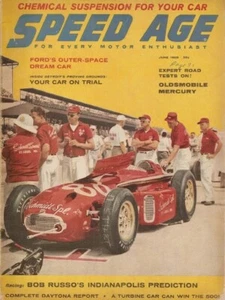 SPEED AGE 1958 JUNE - OLDSMOBILE V MERCURY, OLDSMOBILE DYNAMIC 88, JOE HUNT* - Imagen 1 de 1