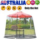 Garden Outdoor Umbrella Table Screen Parasol Mosquito Net Cover Bug Parasol Net