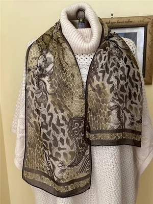 Adrienne Landau Studios 10"x20" Paisley Floral Vintage Scarf - Image 1 of 4