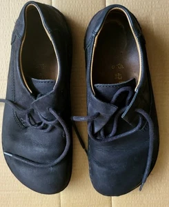 Birkenstock Memphis Black Suede Lace Up MEN 👞 Size 43 Europe 🇪🇺 🇬🇧 9 GREAT - Picture 1 of 7