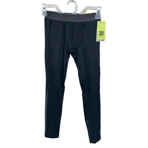 New All In Motion Boys Small (6/7) Black Moisture Wicking Fitted Athletic Tights - Picture 1 of 4