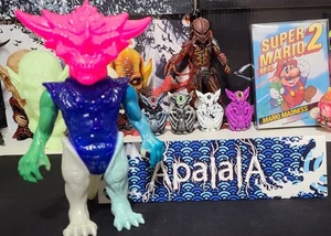 Apalala Vinyl Sofubi Figure Glow in the Dark Mixed Parts Devils head Productions - Picture 1 of 8